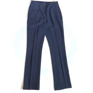 Zara Navy Blue High Waisted Pants